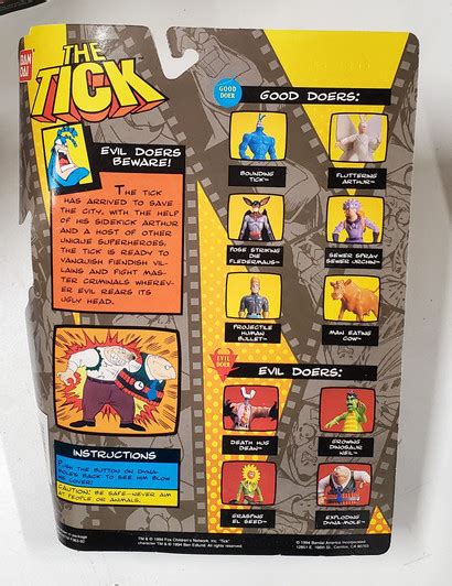 the tick the steel box|Bandai The Tick The Steel Box Action Figure.